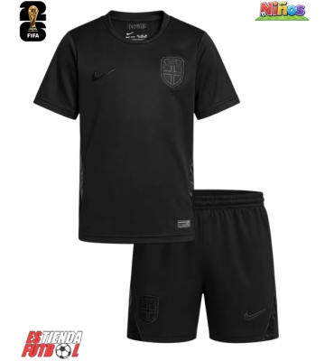 Noruega Segunda Equipación Niños Mundial 2026 Manga Corta (+ Pantalones cortos)